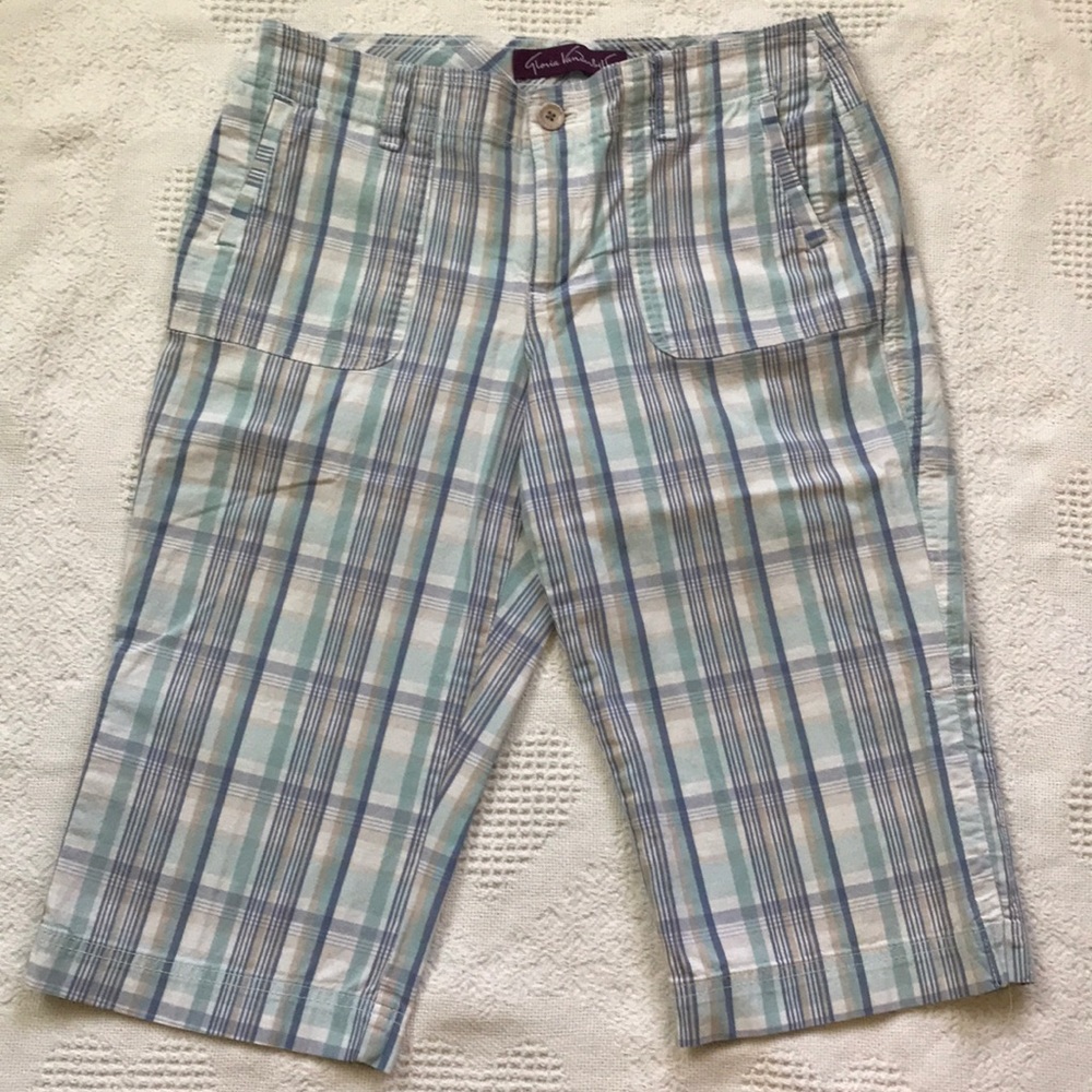 Gloria Vanderbilt Bermuda shorts/plaid print
